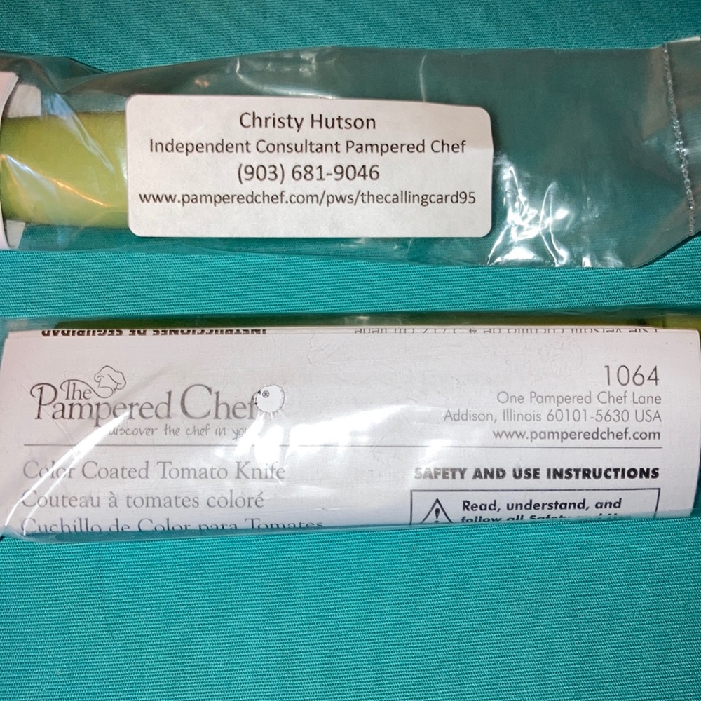 Pampered Chef Coated Tomato Knife #1064 - Picture 4 of 4